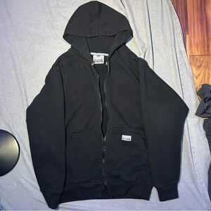 Pro club zip up jacket black